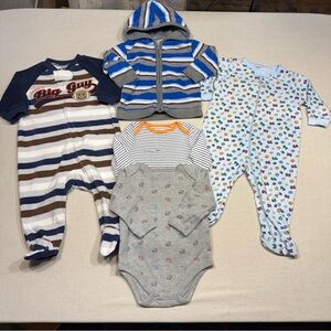 Baby Boy Bundle - 5 pieces - Size 3-6 months